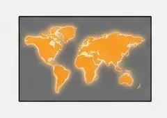 تابلو نقشه جهان